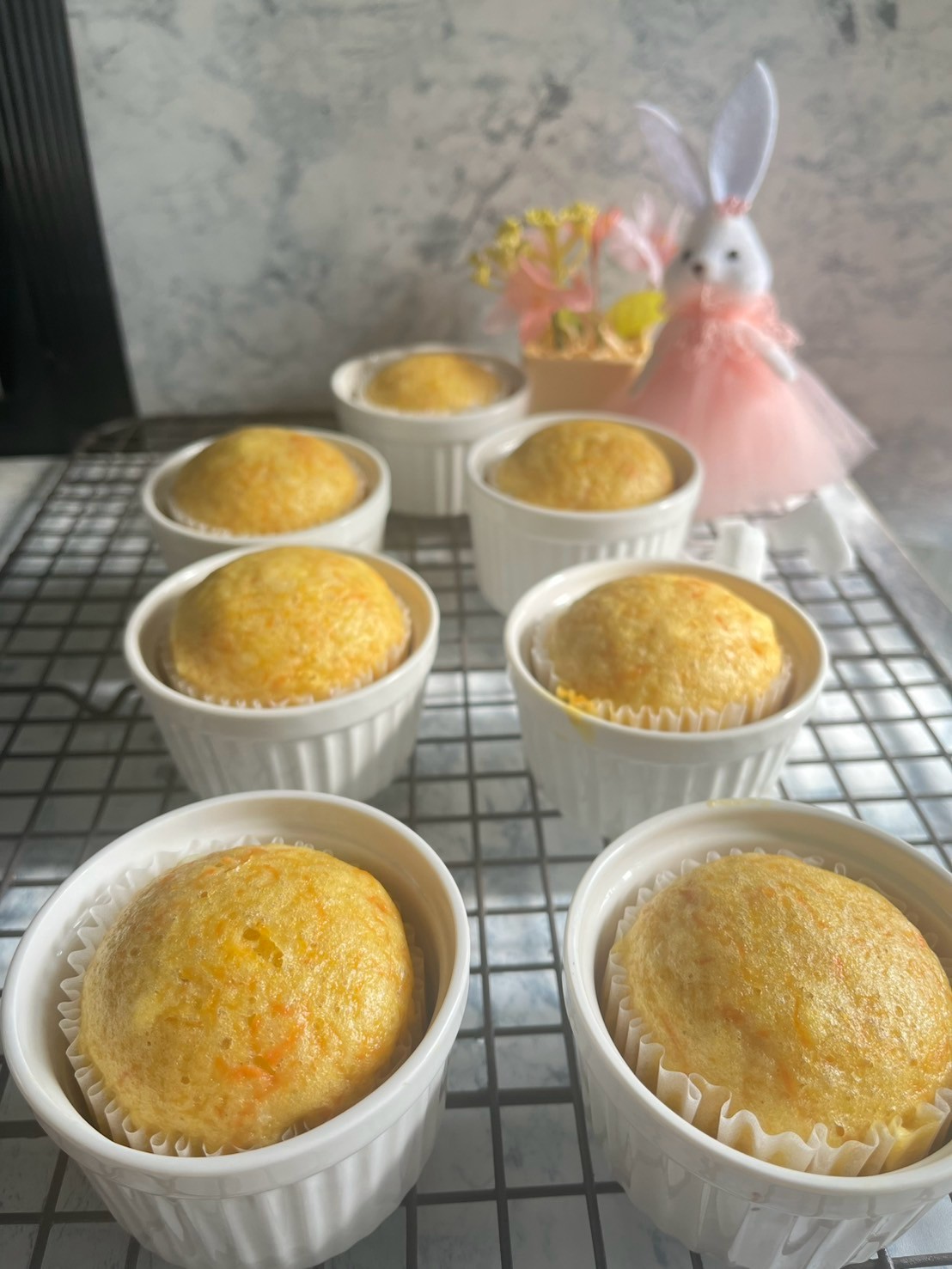 キャロット蒸しパン