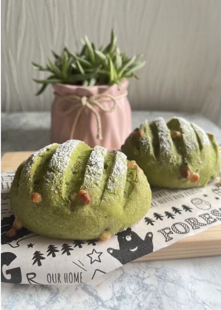 春色米粉パン〜抹茶〜