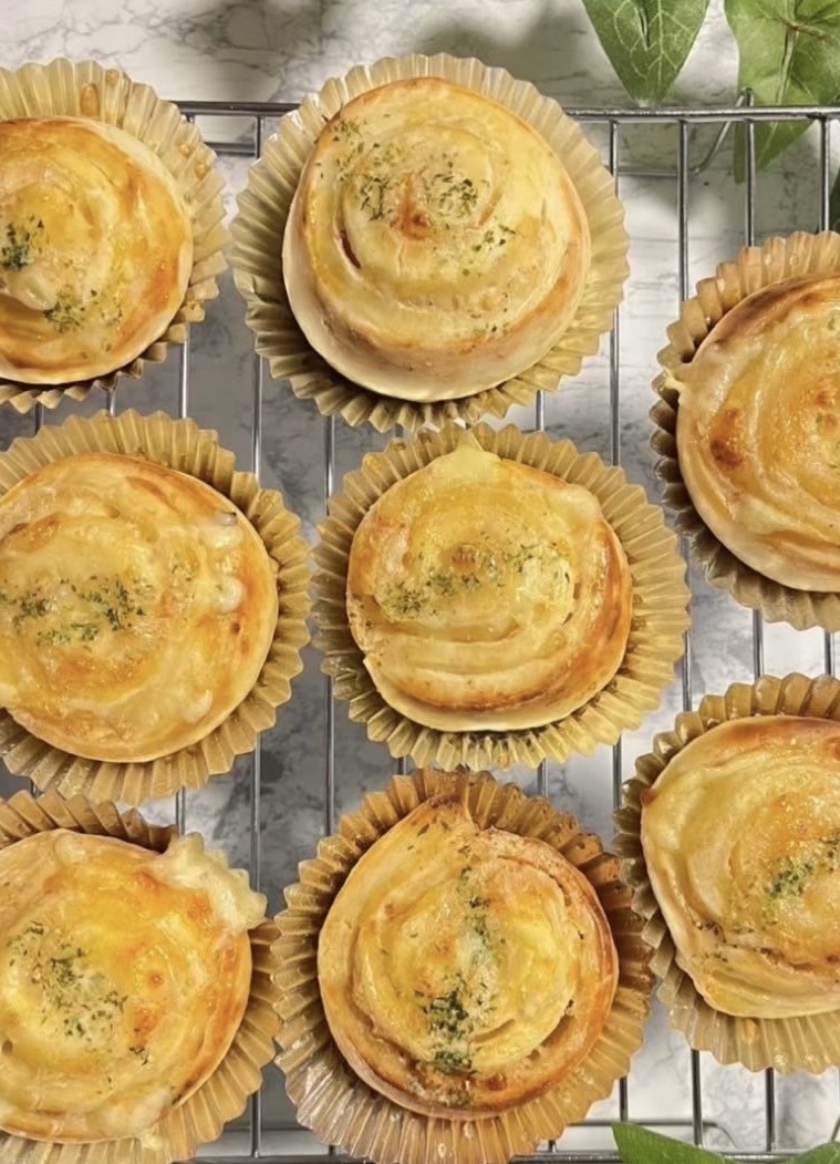 ぐるぐるめんたいパン