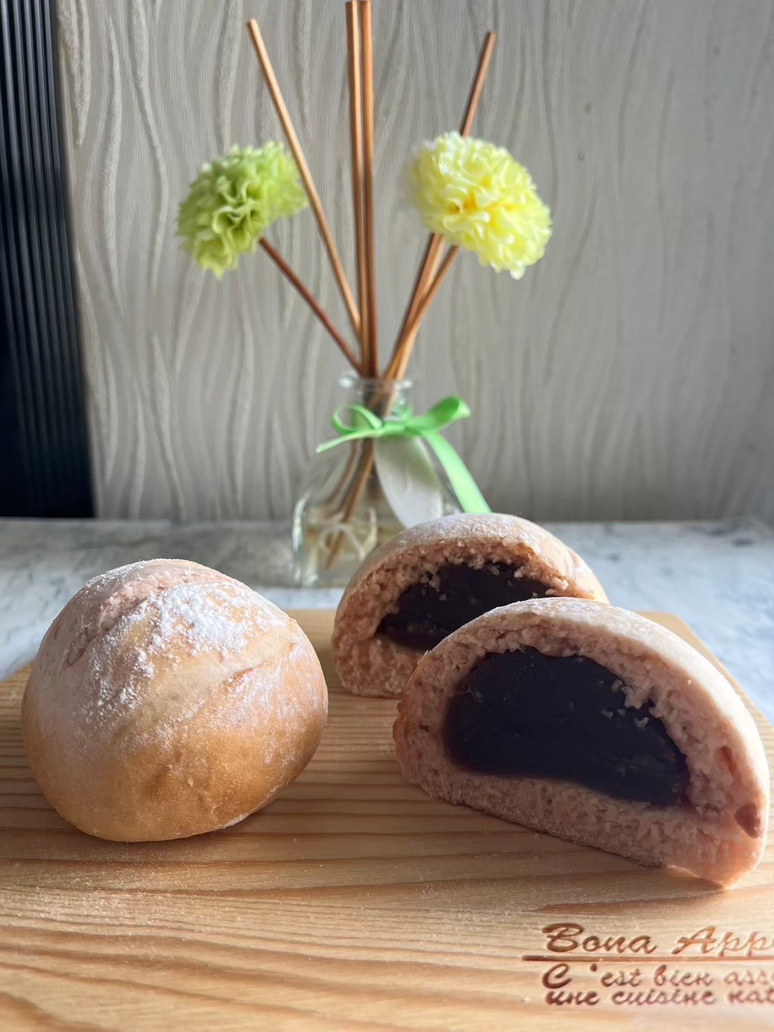 春色さくらパンとさくら色あんぱん