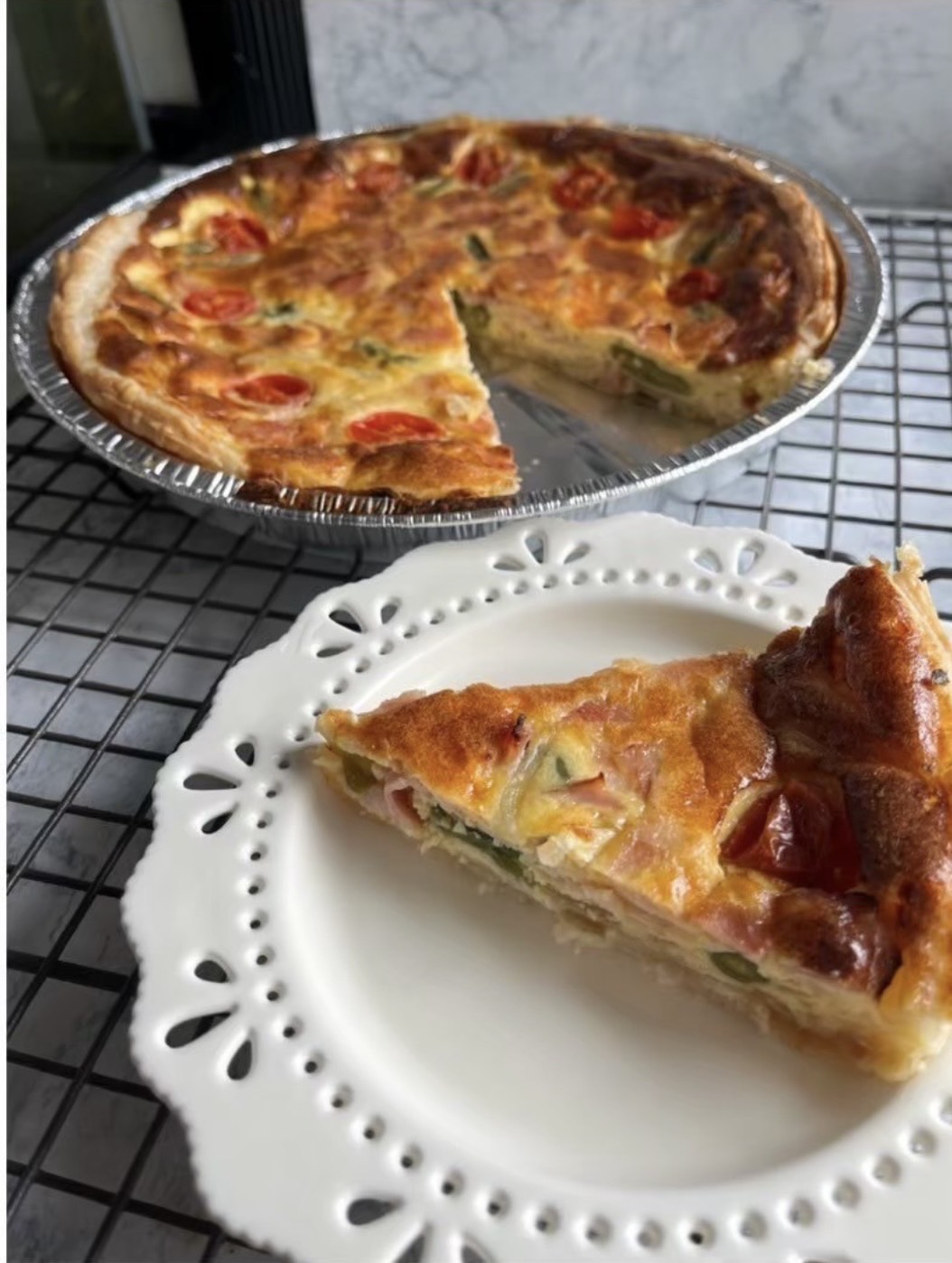 ベーコンのサクサクキッシュ