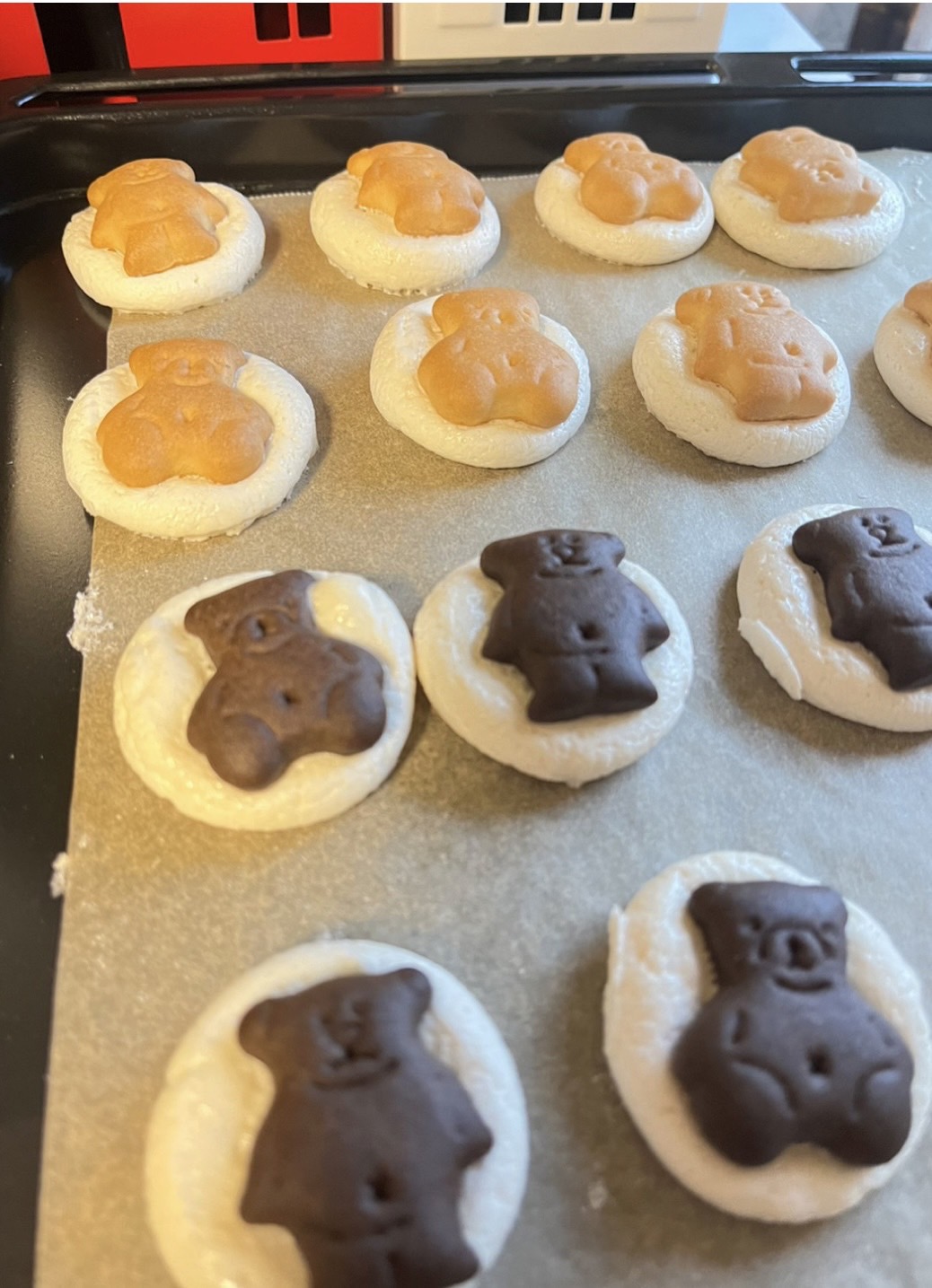 くまさんメレンゲクッキー