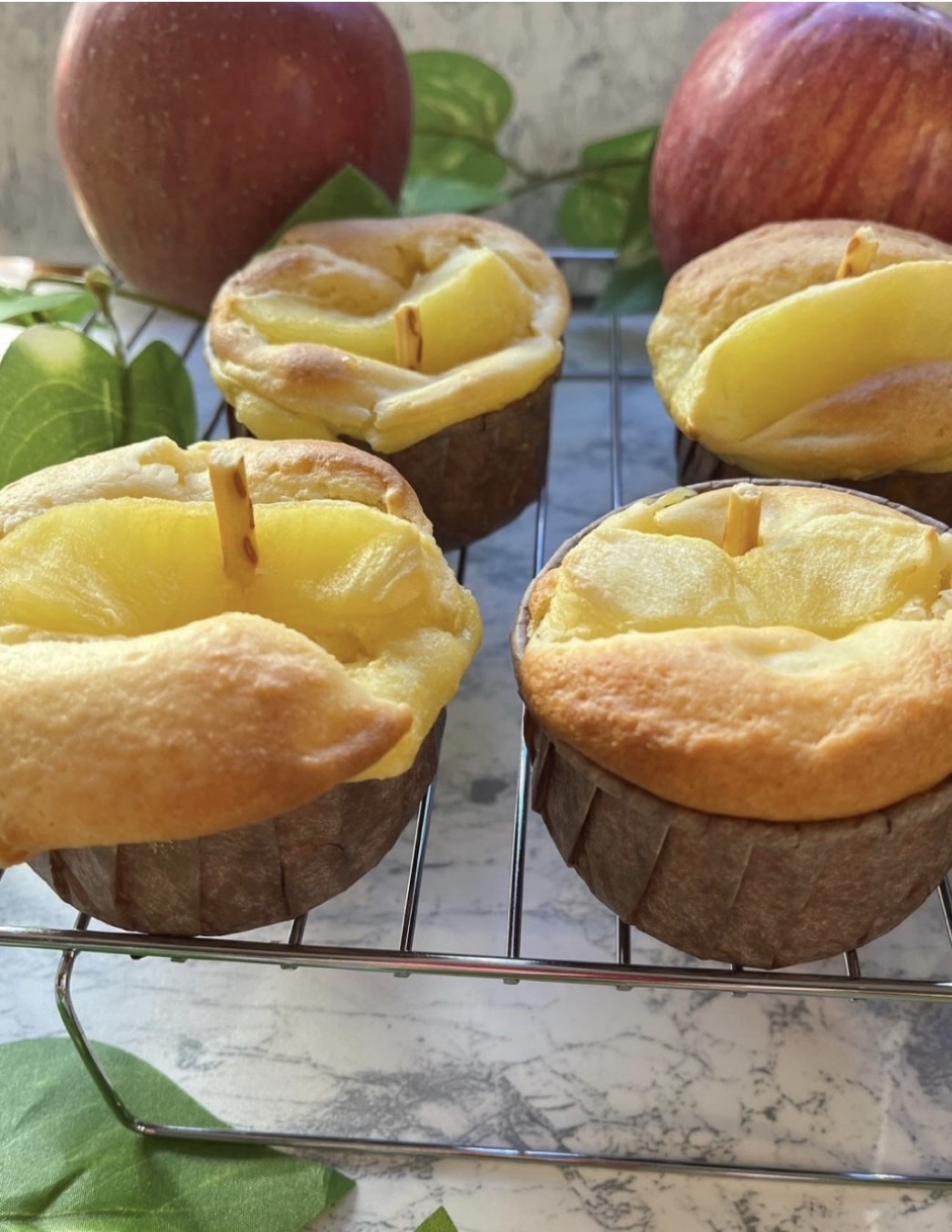 アップルカスタードマフィン