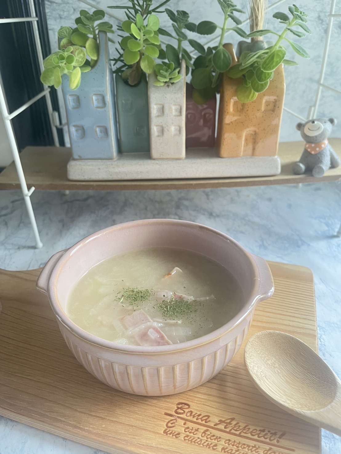 絶品レストランのようなオニオンスープ