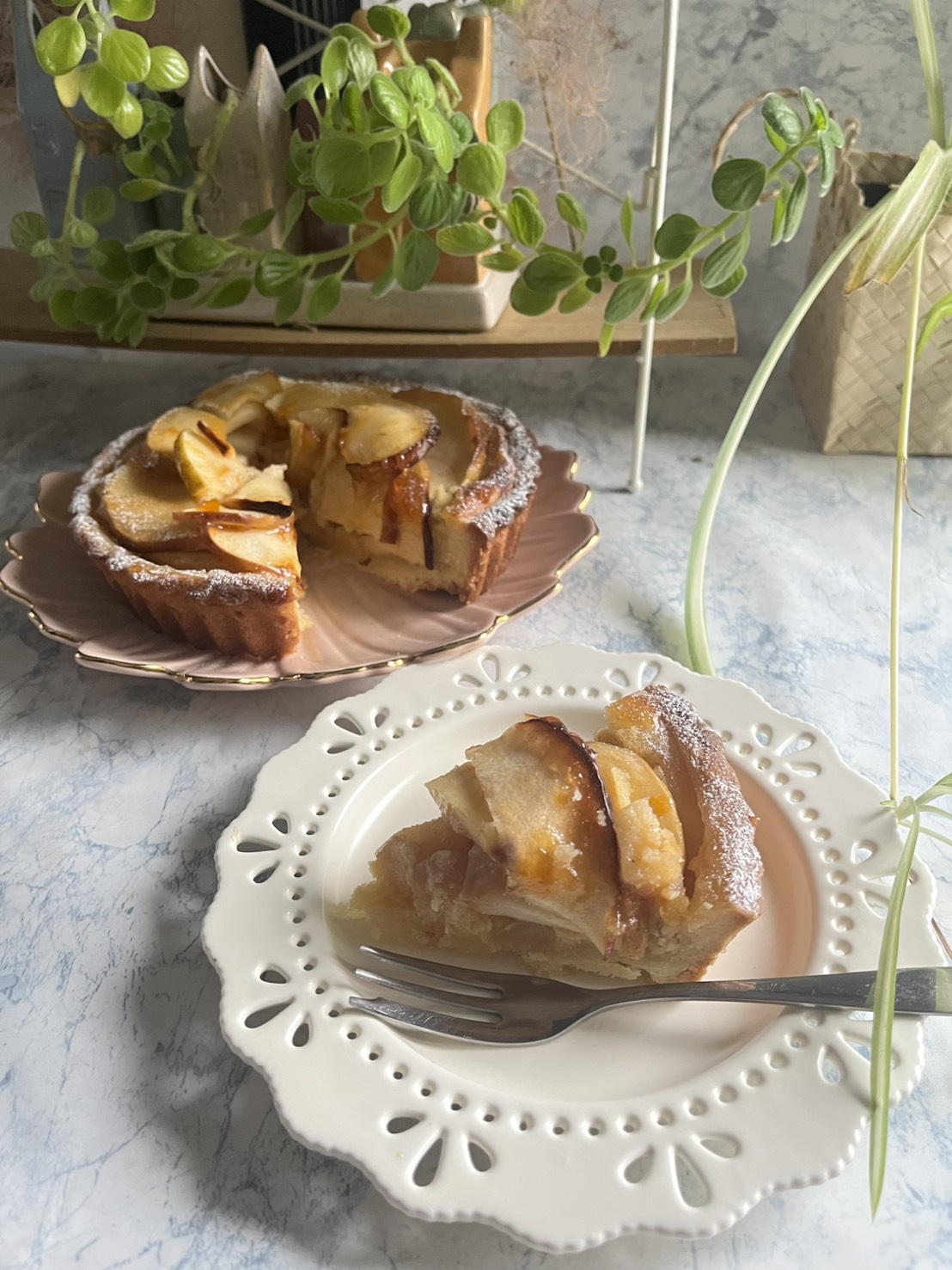 りんごの焼きタルト