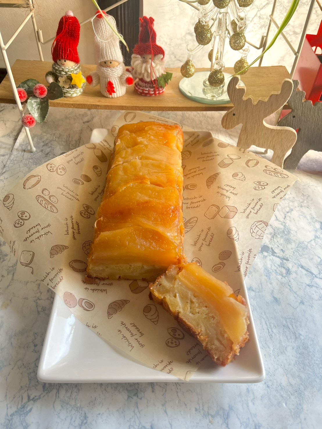 タルトタタン風パウンドケーキ