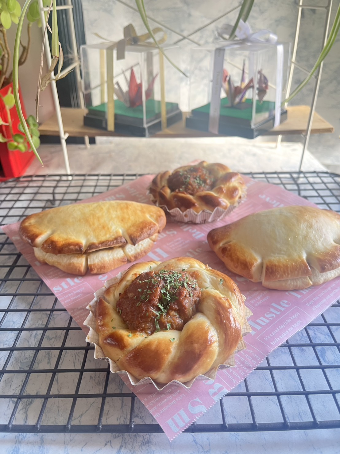 2つの形のミートパン